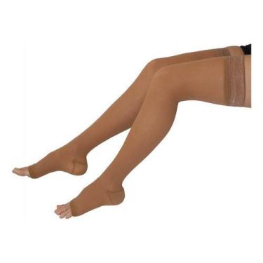 Imagem de Meia Legline AGH 7/8 20-30mmHg Pé Aberto Olinda Compressão - Venosan, 