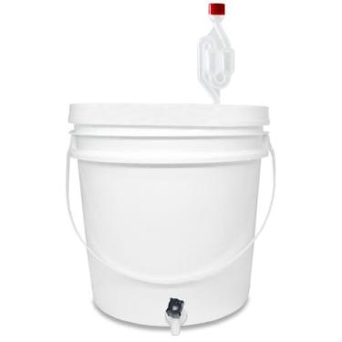 Imagem de Balde 10 Litros Fermentador Fermentação Bebidas Em Geral Completo  - S