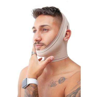 Imagem de Cinta Faixa Redutora De Papada Afina Rosto Modeladora Facial M02 - Fan