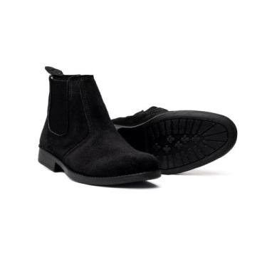 Imagem de Bota Chelsea Masculino Botina Couro Nobuck Conforto Qualidade - Garage