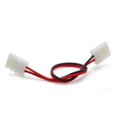 Imagem de Conector Fita Led 8mm De 2 Vias Com 2 Terminais - 20 Unidades - Green 