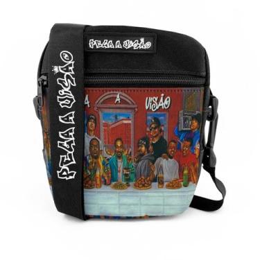 Imagem de Mini Bolsa Lateral Shoulder Bag Santa Ceia Rappers Pega a Visão Lançam