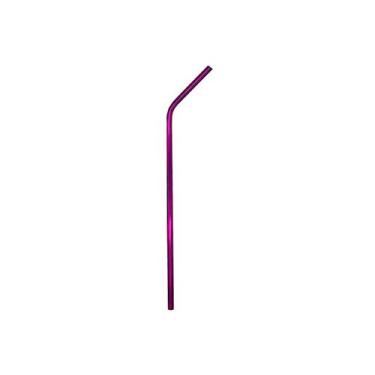 Imagem de Canudo Reutilizável Curvo de Inox 6mm - CAN.U.DO, Roxo