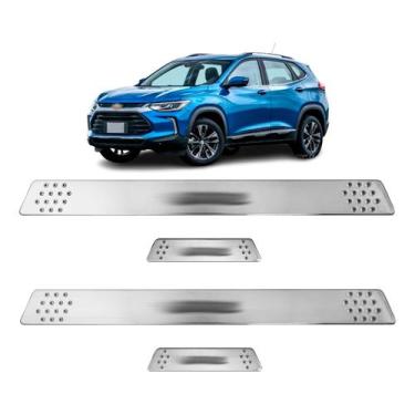 Imagem de Soleira para Porta Lateral Tuning Esportiva para carros 4 Portas (ABS)