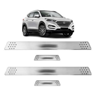 Imagem de Soleira para Porta Lateral Tuning Esportiva para carros 4 Portas (ABS)