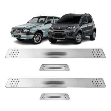 Imagem de Soleira para Porta Lateral Tuning Esportiva para carros 4 Portas (ABS)