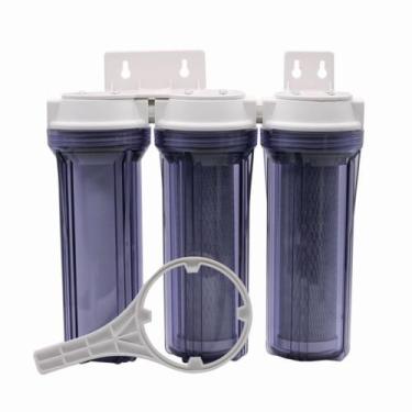 Imagem de Kit Filtro Triplo BBI 9.3/4" Transparente PT230TR para Fabricação de C