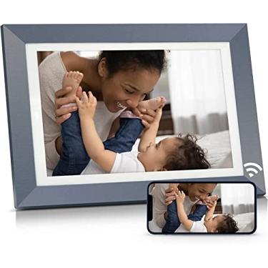 Imagem de NexFoto Porta-Retratos Digital de 32 Gb 11" Smart 1080P, Porta-Retratos Wi-Fi com Tela de Toque Ips, Sensor de Movimento, Configuração Fácil para Compartilhar Fotos Ou Vídeos Via Aplicativo E-Mail Ins