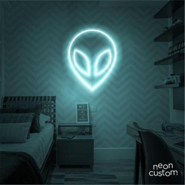 Imagem de luminaria letreiro Neon Led Et 60x50 luminoso decoração p/ selfie - Ne