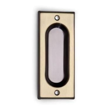 Imagem de Puxador Concha   Embutir Retangular Lo 12 Pçs C/paraf.(313) - ferragen