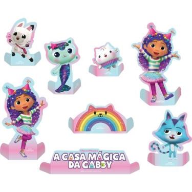 Imagem de Decoração De Mesa A Casa Mágica Da Gabby 8 Un - Festcolor
