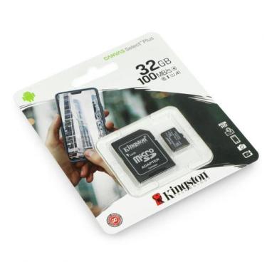 Imagem de Cartao Microsd 32GB Kingston CANVAS100 SDCS2/32GB