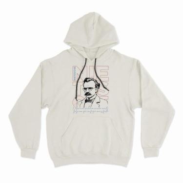 Imagem de Moletom Com Capuz Friedrich Nietzsche - Studio Geek, 3G, Off white