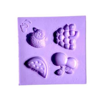 Imagem de F1742 molde de silicone frutas confeitaria biscuit - confeitaria dos m