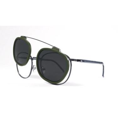 Imagem de Armação de grau hb switch matte gradient solid green polarized