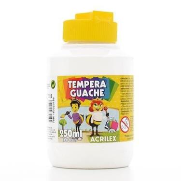Imagem de Tinta Guache Acrilex 250ml, 519 - BRANCO