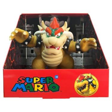 Imagem de Boneco Rei Bowser Koopa Grande Coleção Super Mario Bros - TOYSMART