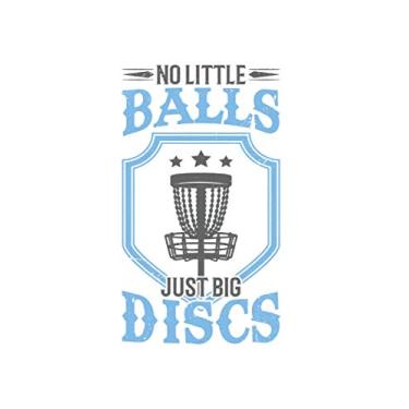 Imagem de Disc golf Notebook: No little balls Just big discs Disc golf / 6x9 inches / 120 graph sites