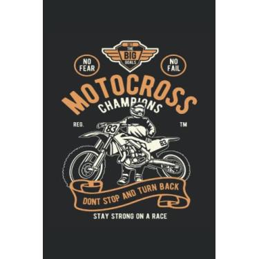 Imagem de Motorcross Champions: Notebook de l'amant de vélo de moteur personnalisé