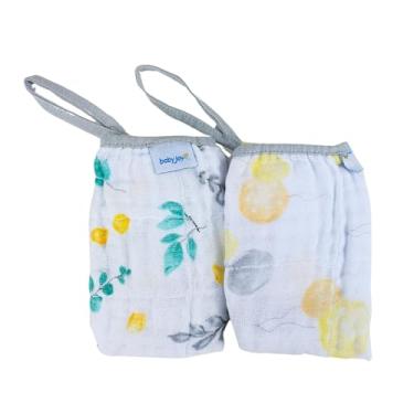 Imagem de Paninho Boca Fralda Bebê Prendedor Chupeta (Cinza)