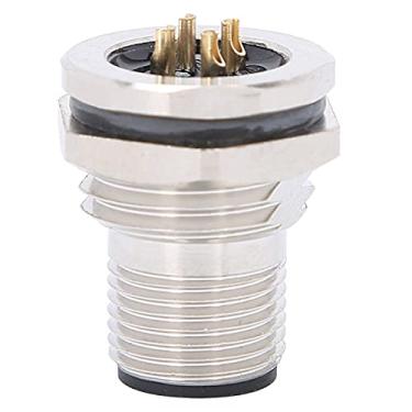 Imagem de Painel de Montagem Traseira Soquete à Prova Dwaterproof água 4pin Soquete Painel de Montagem Traseira à Prova Dwaterproof água Conector Suprimentos Elétricos M12 F P4 Painel