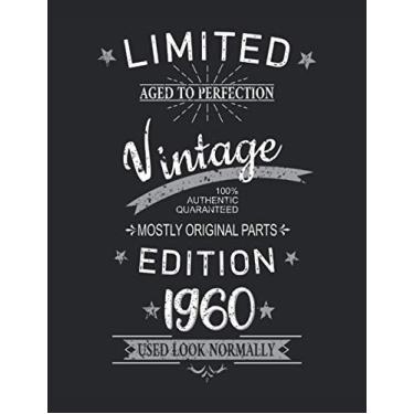 Imagem de 61. Geburtstag Limited 61 Jahre Edition 1960 Graphic Deko Vintage: RÄTSELBUCH - Lustiges Retro Geburtstags Geschenk, Geschenkidee - A4 (8,5x11) - 101 ... Sketch, Planer, Geburtstag, Jahrgang, Spruch