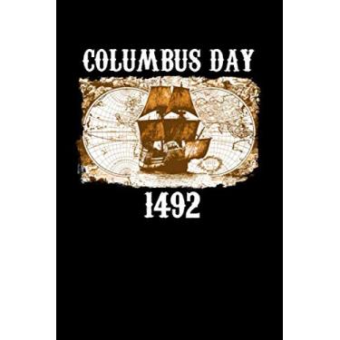 Imagem de COLUMBUS DAY 1492: Columbus Day Composition Notebook Wide Ruled 120 Pages (6x9) NiceWriting Journal For Schoolchildren Students Teachers