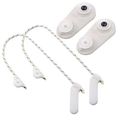 Imagem de HQRP Kit de elos de equilíbrio de porta de lava-louças compatível com Kitchenaid W10158291 AP3775412 PS972325 8194001 8535568 8270022 8270021 KUDI01FLBL3 KUDK03FTSS0 KUDS02FRSS0 0 Lava-louças + Coco