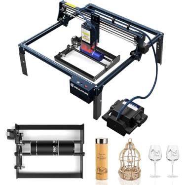 Imagem de SCULPFUN S30 Pro Max Gravador a Laser com Rolo Giratório de Laser, 20W Grabadora Laser com Assistência Automática ao Ar, O Eixo de Gravação X/Y Pode Ser Estendido Até 935x905 mm