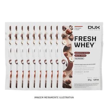 Imagem de Kit 10 Sachês Freshwhey - Chocolate e Avelã - Dux Human Health
