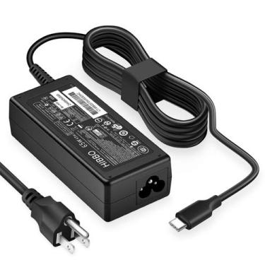 Imagem de Carregador HIBBO 65W/45W USB-C - Adaptador de Energia Rápida para Lapt
