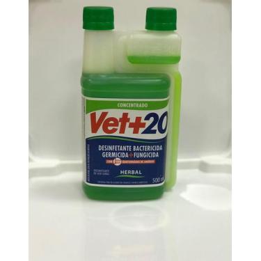 Imagem de Desinfetante Bactericida Concentrado Vet20 Herbal 500 ml - CLASSE A