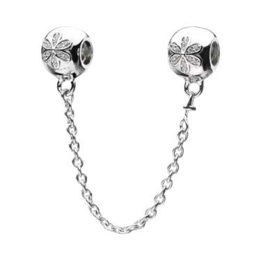 Imagem de Corrente de Prata 925 com Pingente Trevo - Para Pulseiras Pandora, B13