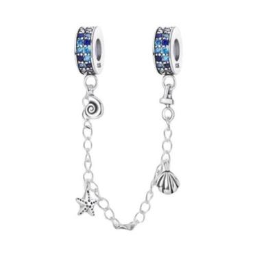 Imagem de Corrente de Prata 925 com Pingente Trevo - Para Pulseiras Pandora, B16