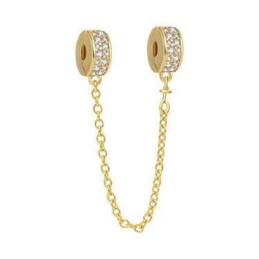 Imagem de Corrente de Prata 925 com Pingente Trevo - Para Pulseiras Pandora, A16