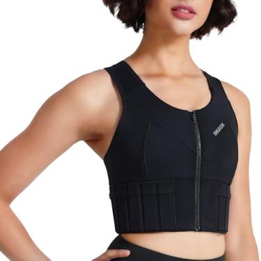 Imagem de INUIOK Colete ponderado feminino com peso: projetado para treinamento de resistência e maior intensidade durante os treinos. Adequado para vários exercícios como caminhada, corrida ou treinamento de