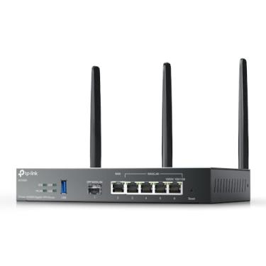 Imagem de TP-Link ER706W Router VPN sem fios de 6 portas, Omada | AX3000 Dual Band Wi-Fi 6, até 5 portas WAN Gigabit | Suporte de banda larga móvel, Antena desmontável, Omada SDN integrada |