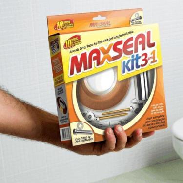 Imagem de Kit Anel Vedaçao Maxseal Com Tubo Abs Instalaçao Bacia Convencional