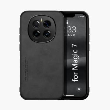 Imagem de Kepuch Silklike Capa para Honor Magic 7 - Case Placa de Metal Embutida - Preto