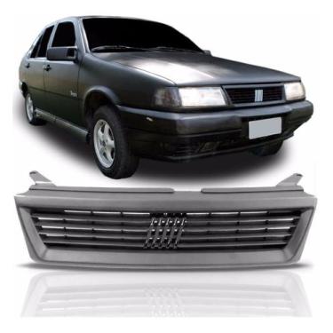 Imagem de Grade radiador tempra 1996 a 1997 preta com friso cromado - SP ACESSÓR