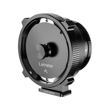 Imagem de Letrater Adaptador de montagem de lente PL, câmeras de montagem PL para Sony E/NEX série A7S3/FS7/5/FX9/A7R4/R3/a/série Nex (PL-E/PL-NEX)