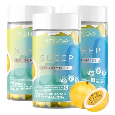 Imagem de Gummie Sleep 3 Potes - Sono, Gammy de Melatonina - 30 Gomas