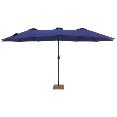 Imagem de Ombrellone Central Retangular Quiosque Oversize 4,60m Marinho 12418 Bel Fix