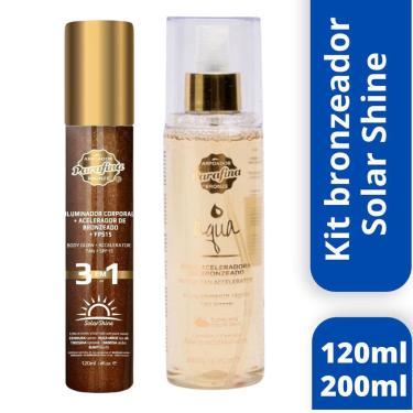 Imagem de Kit Bronzeador Aqua + Solar Shine - Proteção e Bronzeado