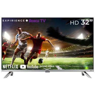 Imagem de Smart Tv Led 32 Hd Britânia Dolby Audi, Hdmi E Usb, Roku Tv