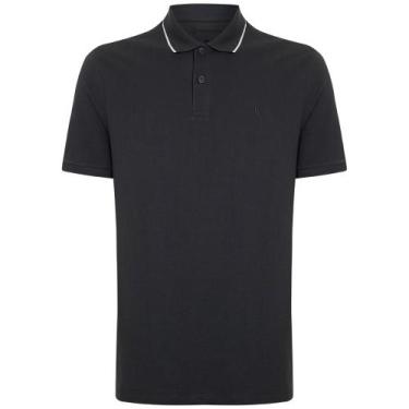 Imagem de Camisa Polo Individual Basic Comfort Ou25 Cinza Masculino, M