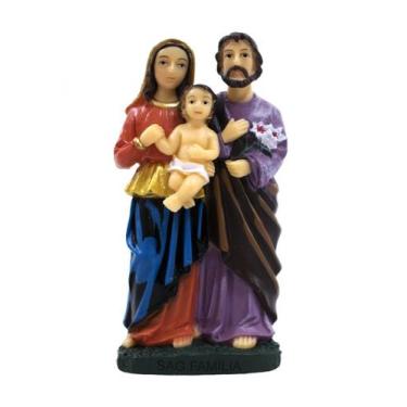 Imagem de Sagrada Família 8cm  Enfeite Resina - Projeto Kiwi