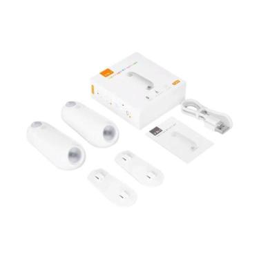 Imagem de Luz Noturna LED com Sensor de Movimento - 8 Cores - Recarregável via U