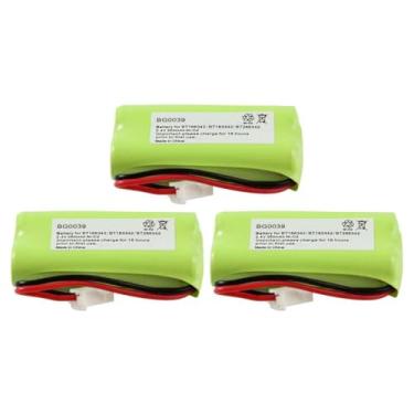 Imagem de Fenzer Pacote com 3 baterias Ni-CD 3,6V para VTech BT162342, BT262342 (350mAh)