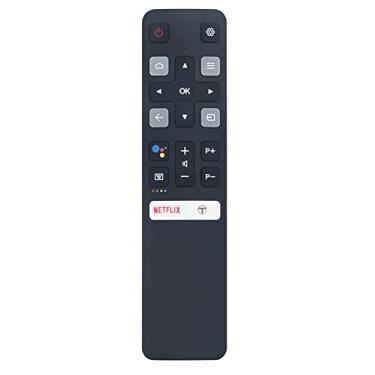 Imagem de Controle remoto de voz substituído RC802V FUR6 para TCL Android TV 50A527 32A325 32S334 55A527 43A423 32S6800 32S6800S 32S6510S 32S615 43P715 500 P715 55P715 65P715 75P715 85P715 100P715 40S615 43P8M